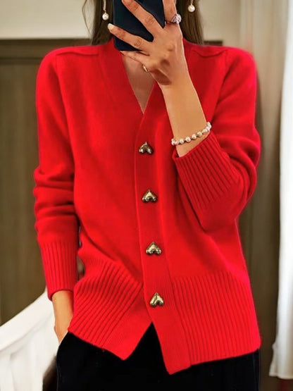 Women's Warm Wool Cardigan