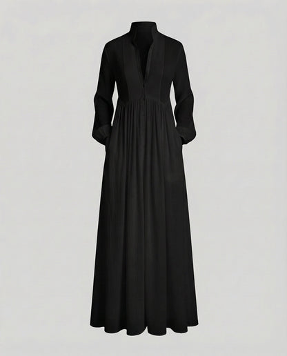 Women’s Lightweight Button Front Maxi Shirt Dress – Relaxed Flowy Silhouette