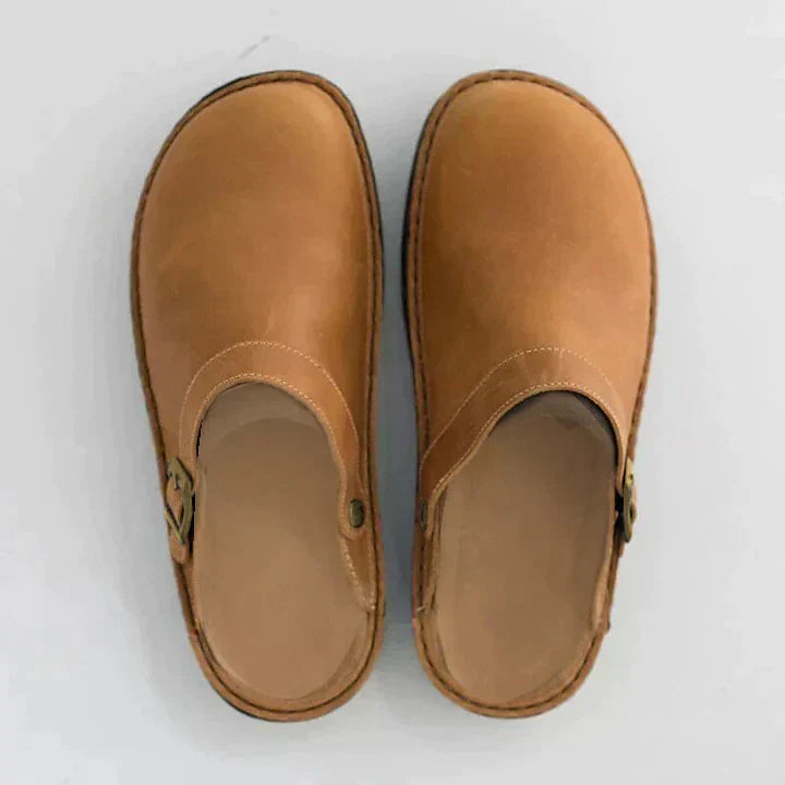 Men's Comfort Leather Clogs